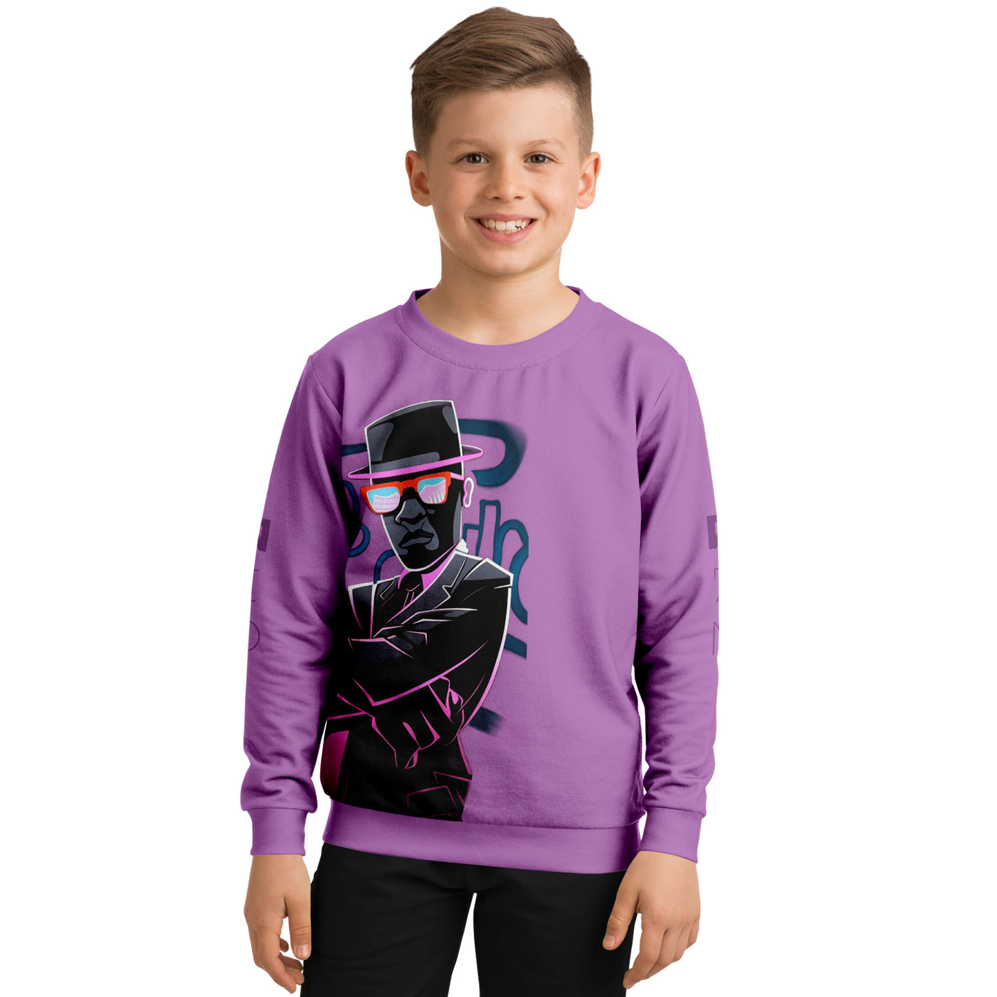 Sweat athlétique pour enfants/jeunes – AOP 010
