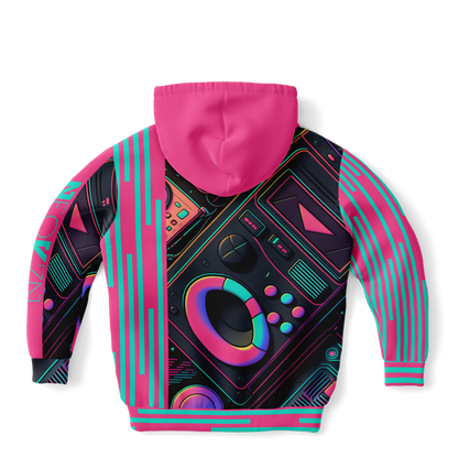 Sweat à capuche athlétique pour enfants - AOP 011