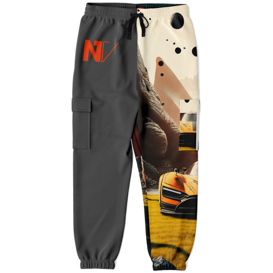 Athletic Cargo Sweatpants - AOP 004