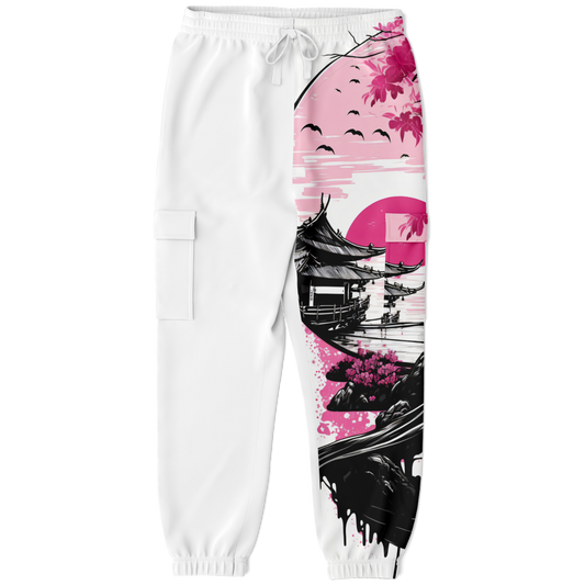 Athletic Cargo Sweatpants - AOP 007