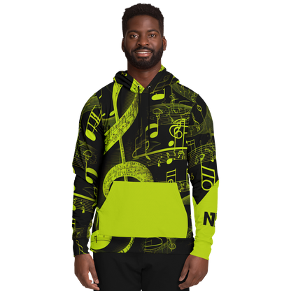 Athletic Hoodie - AOP 006 Green