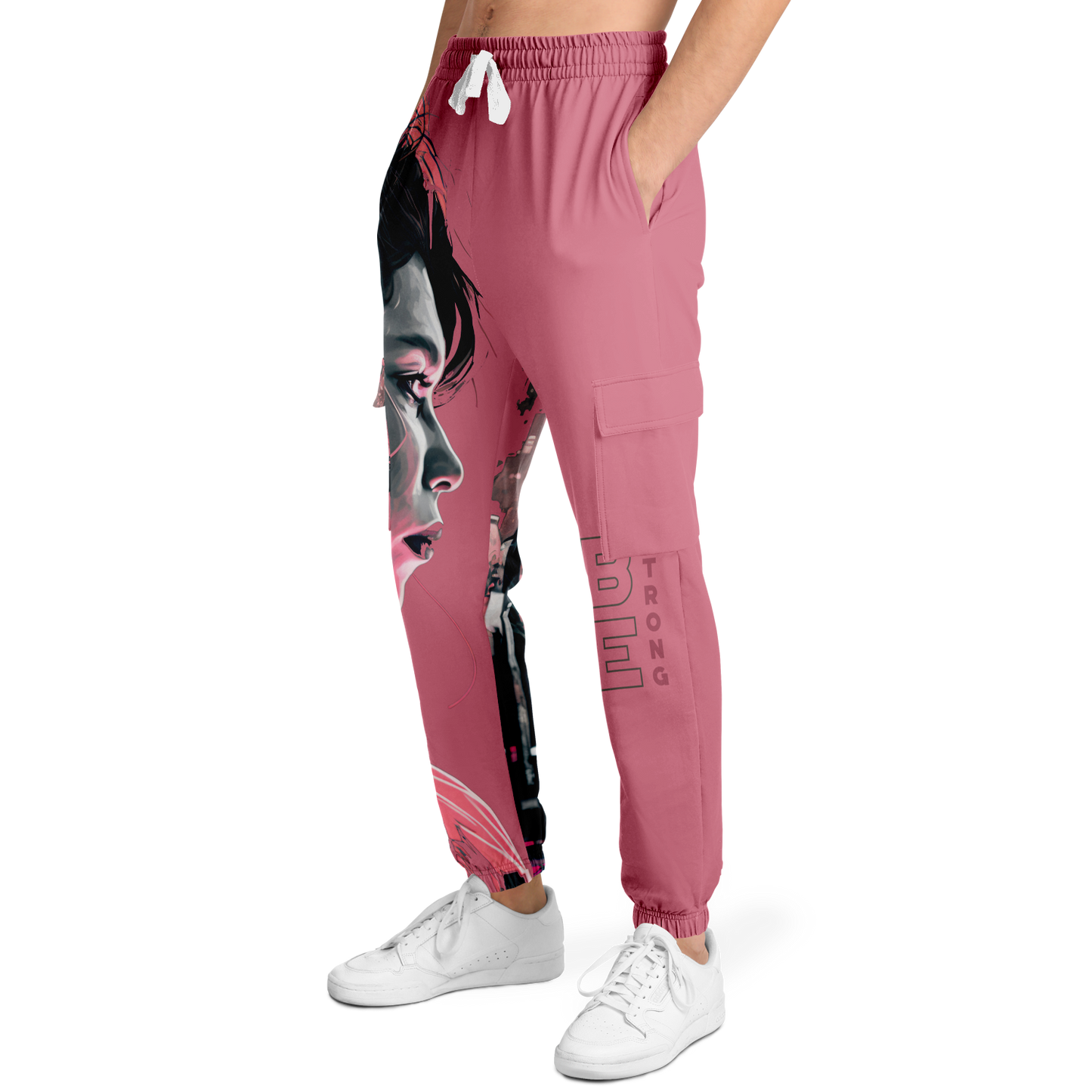 Athletic Cargo Sweatpants - AOP 006