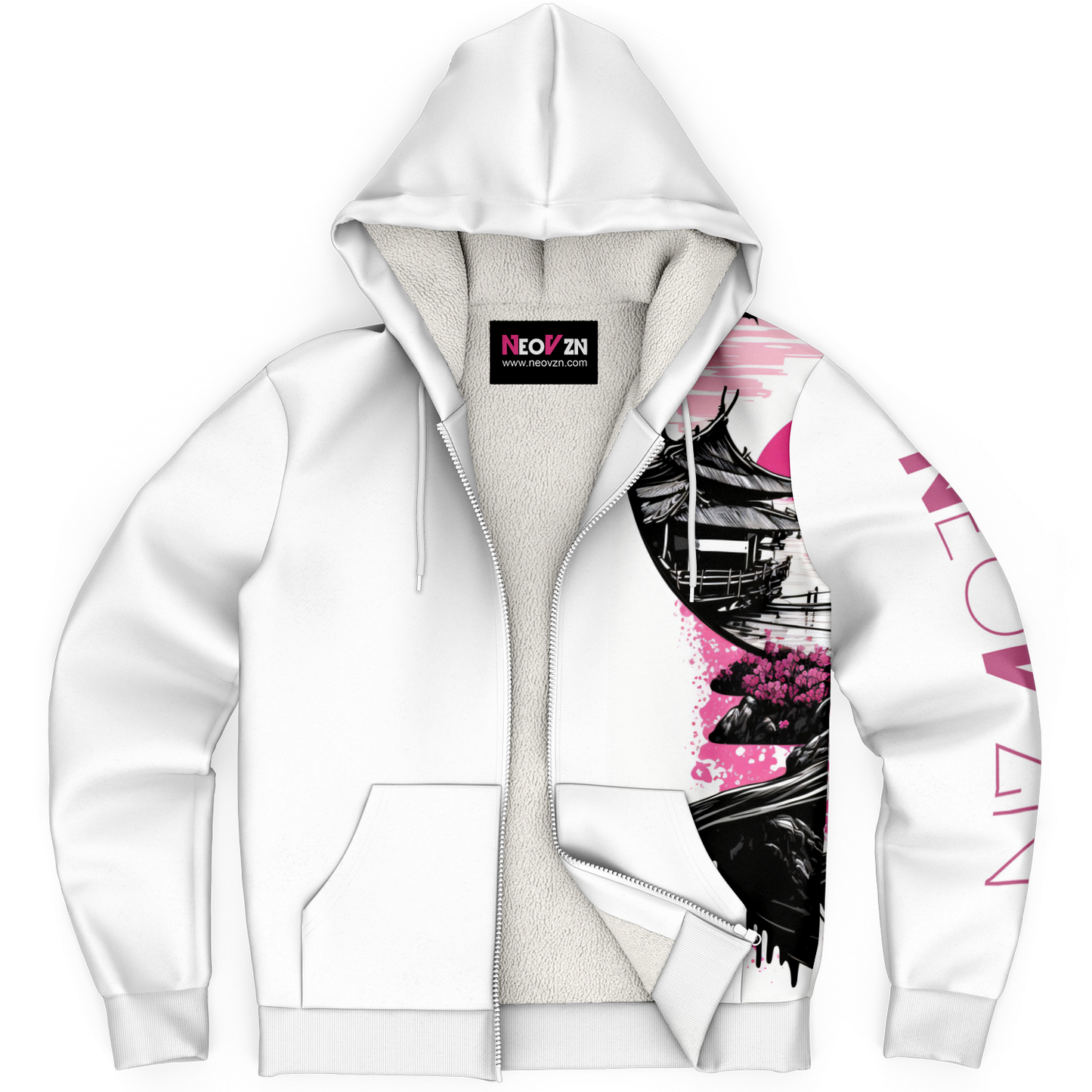 Microfleece Ziphoodie - AOP 007