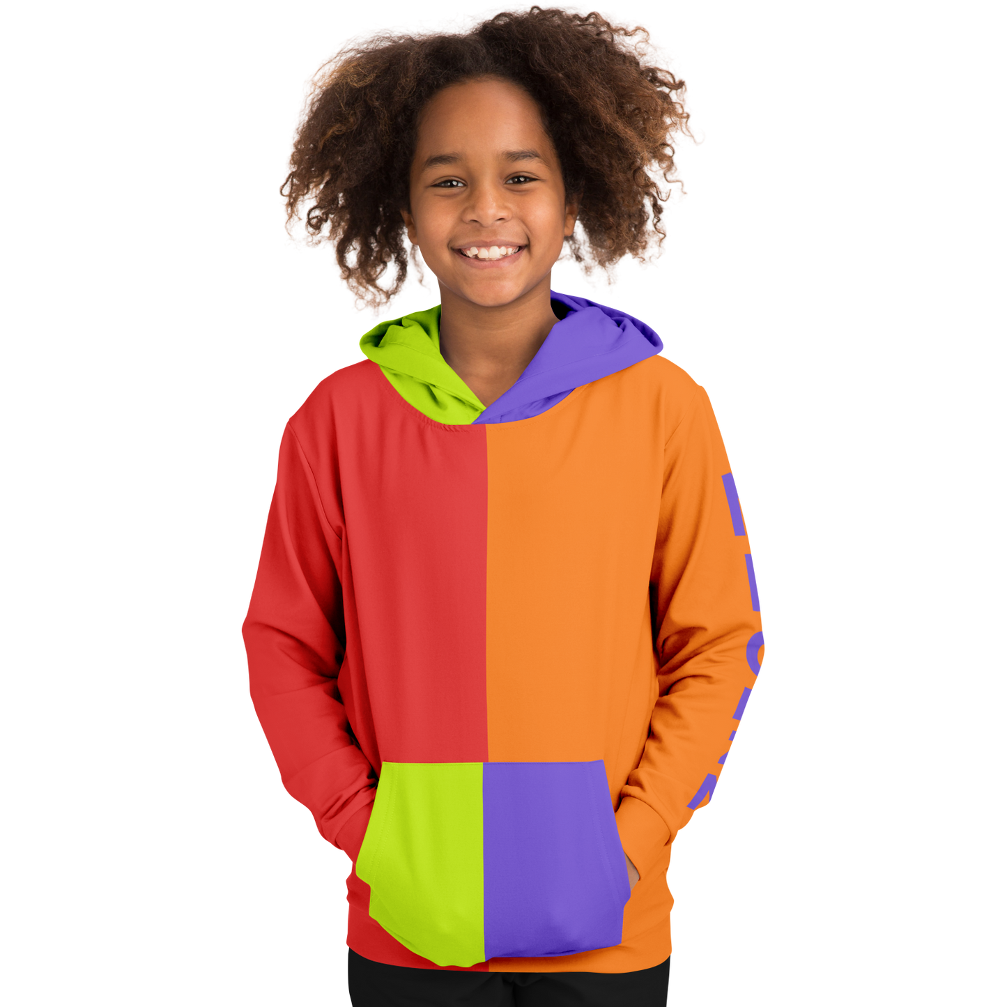 Athletic Kids Hoodie - AOP 009