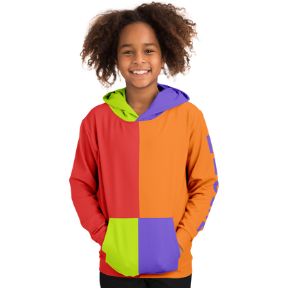 Athletic Kids Hoodie - AOP 009