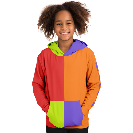 Athletic Kids Hoodie - AOP 009