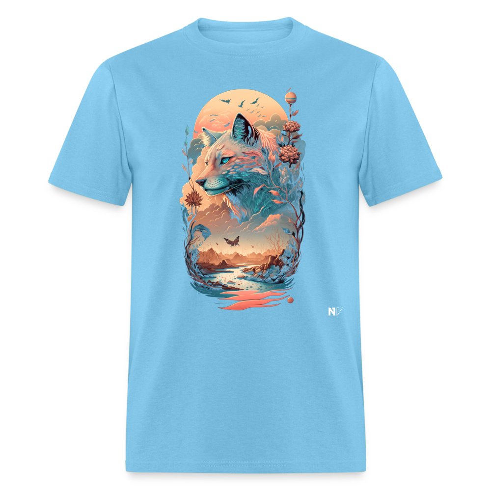 Unisex Classic T-Shirt by Fruit of the Loom - aquatic blue