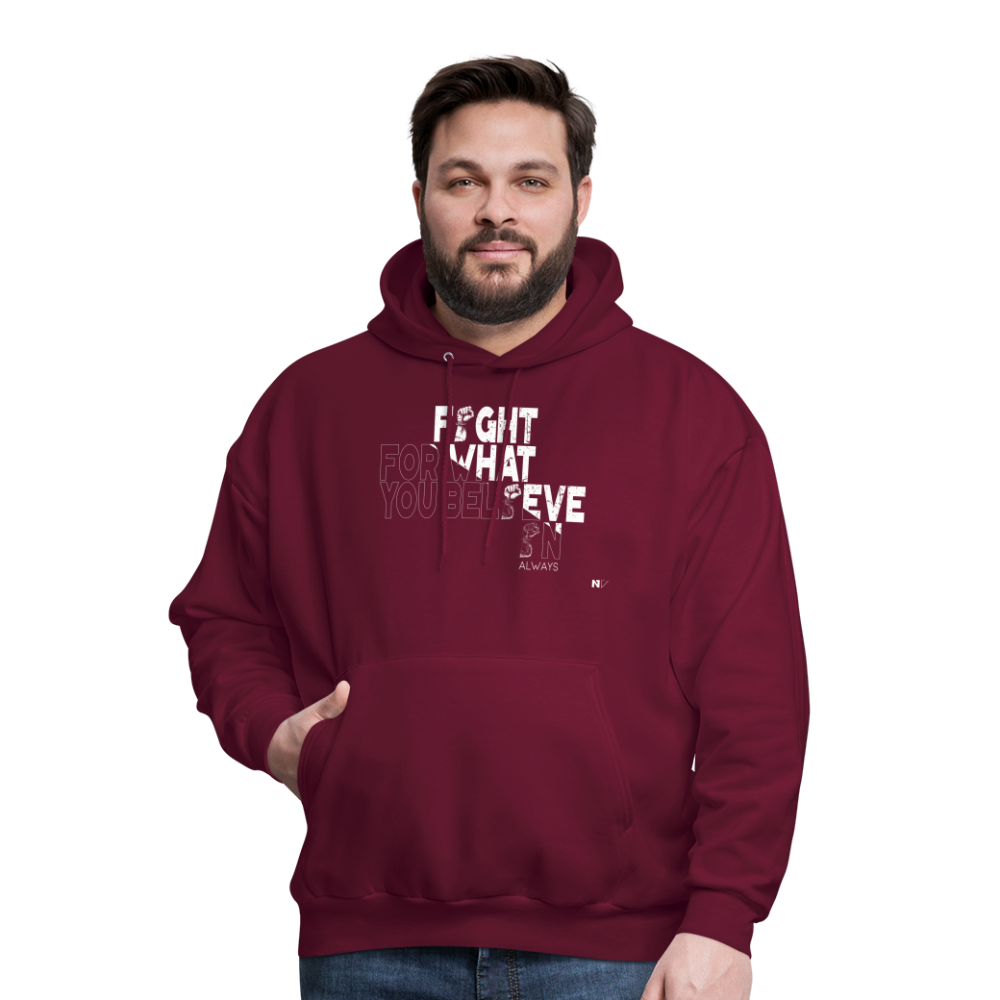 Men's Hoodie - burgundy