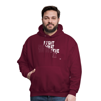 Men's Hoodie - burgundy