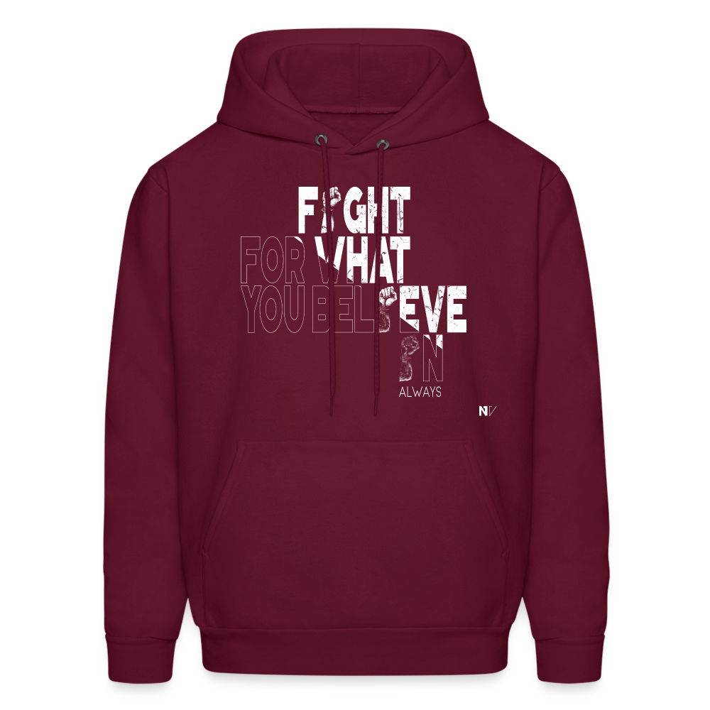 Men's Hoodie - burgundy