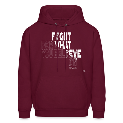 Men's Hoodie - burgundy