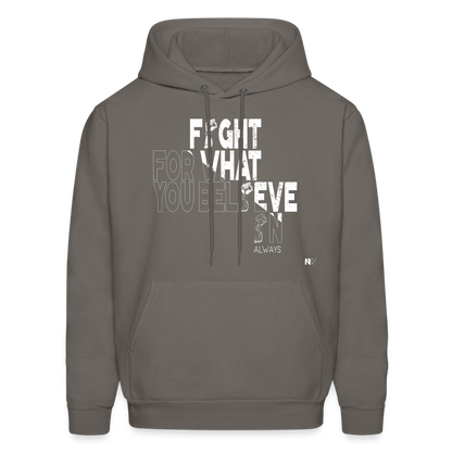 Men's Hoodie - asphalt gray