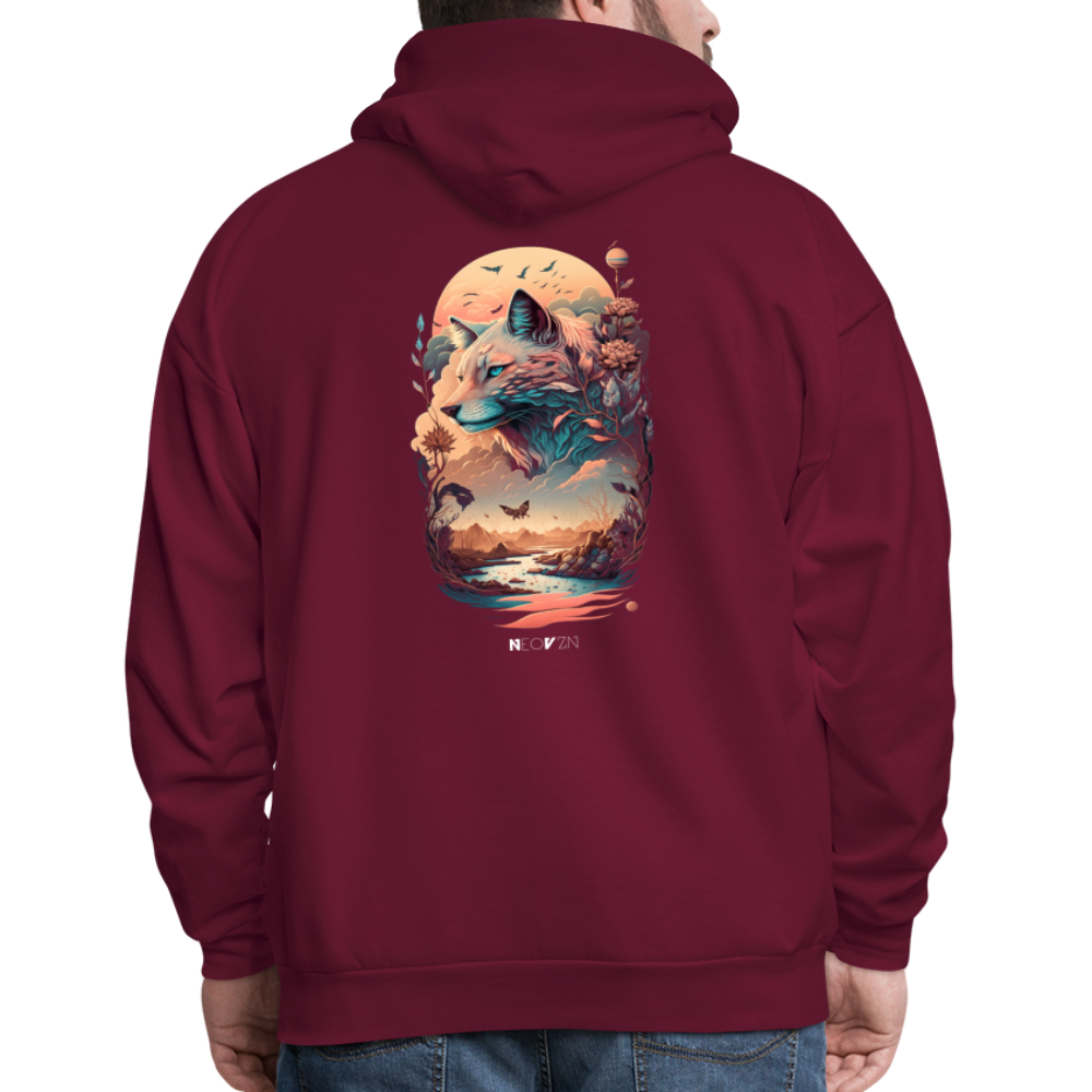 Men's Hoodie - burgundy