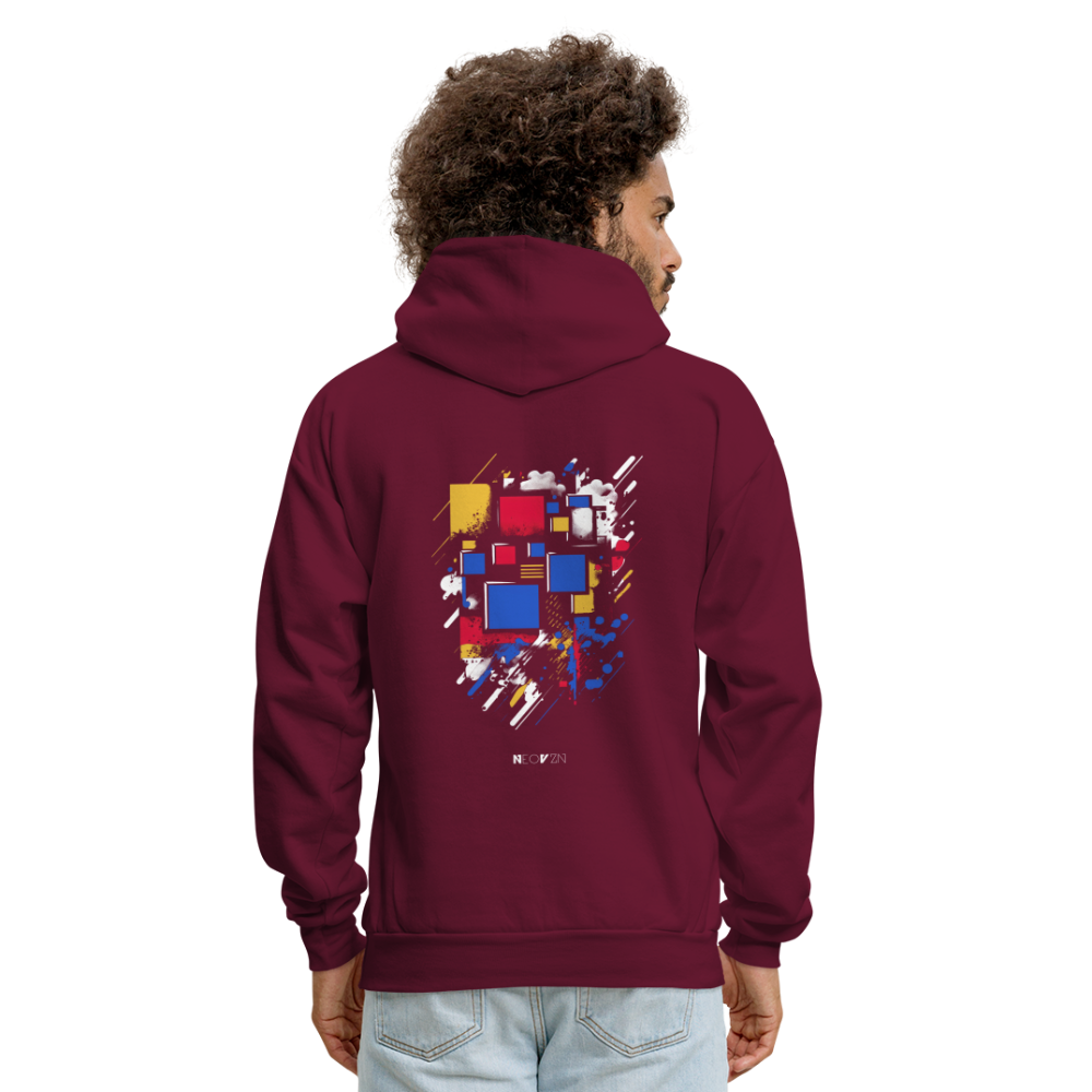 Men's Hoodie - burgundy