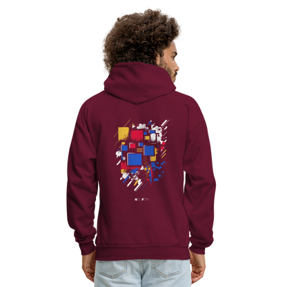 Men's Hoodie - burgundy