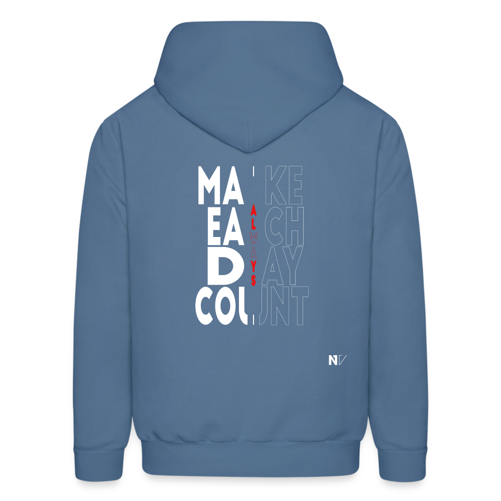 Men's Hoodie - denim blue