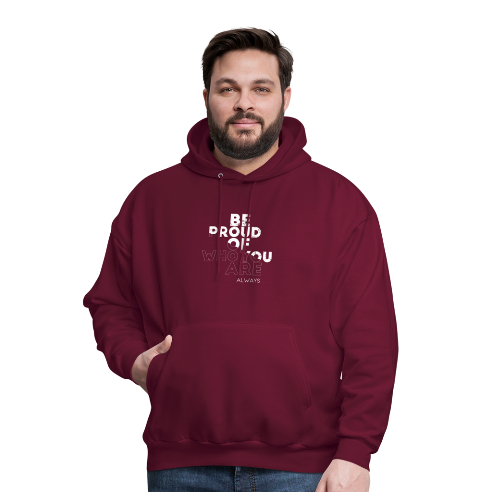 Men's Hoodie - burgundy