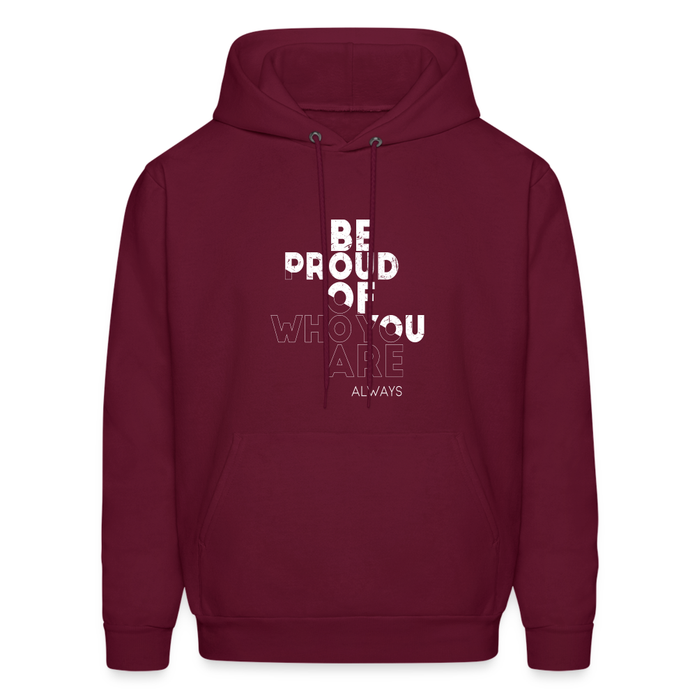 Men's Hoodie - burgundy