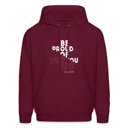 Men's Hoodie - burgundy