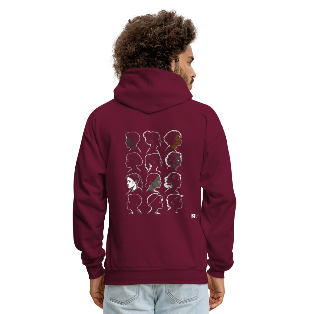 Men's Hoodie - burgundy