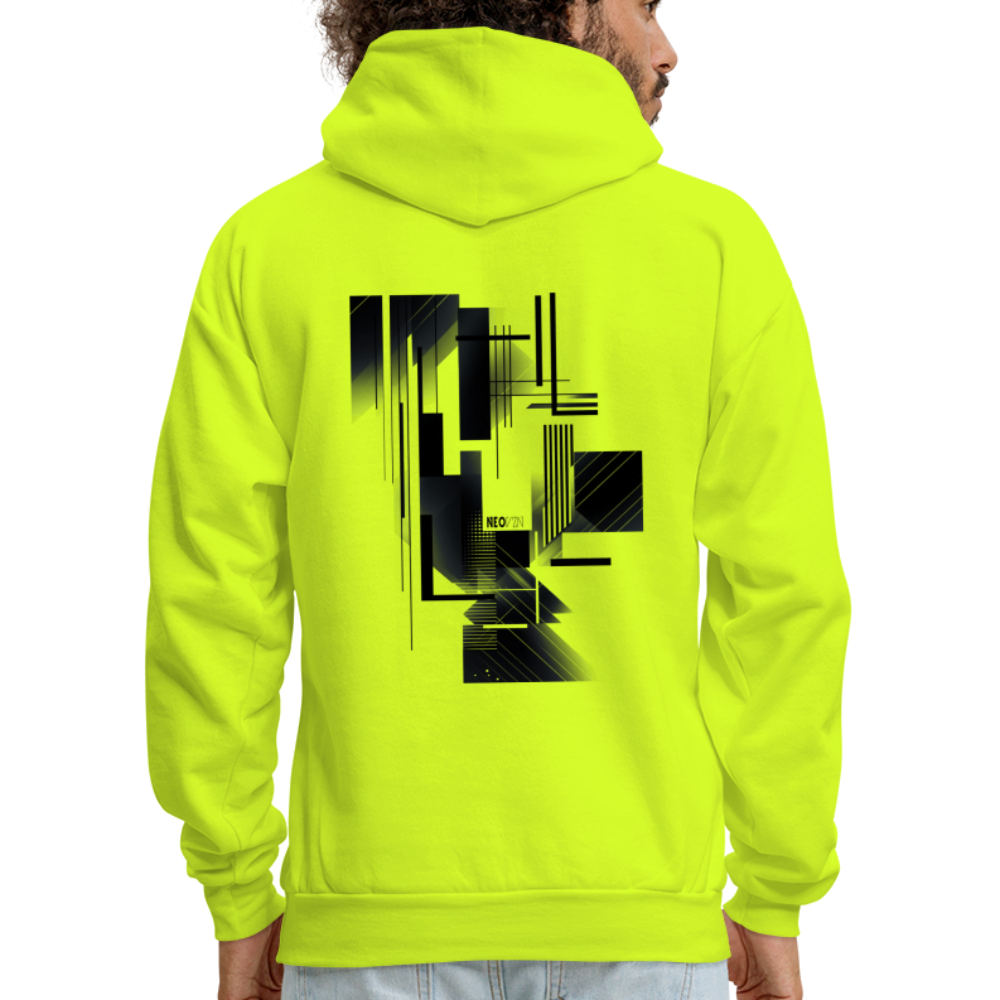 Men's Hoodie - safety green