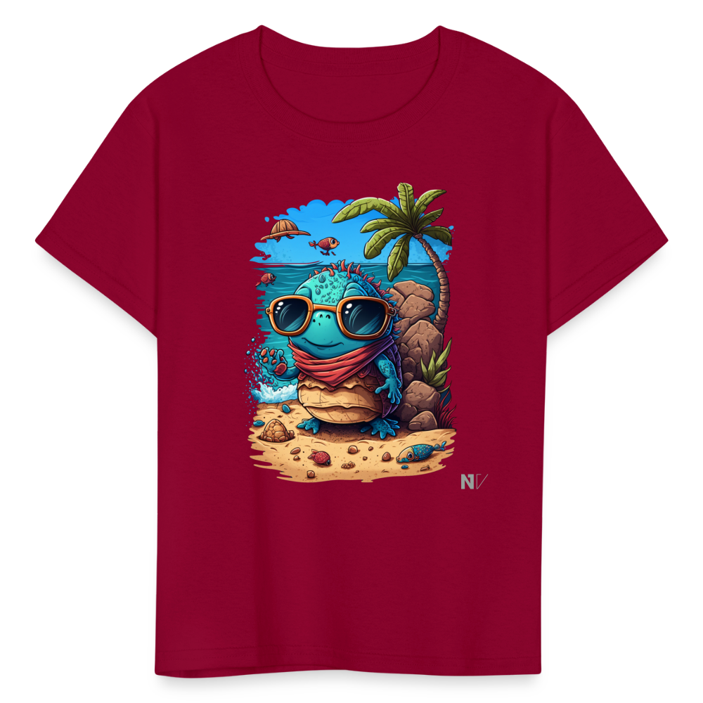 Kids' T-Shirt - dark red