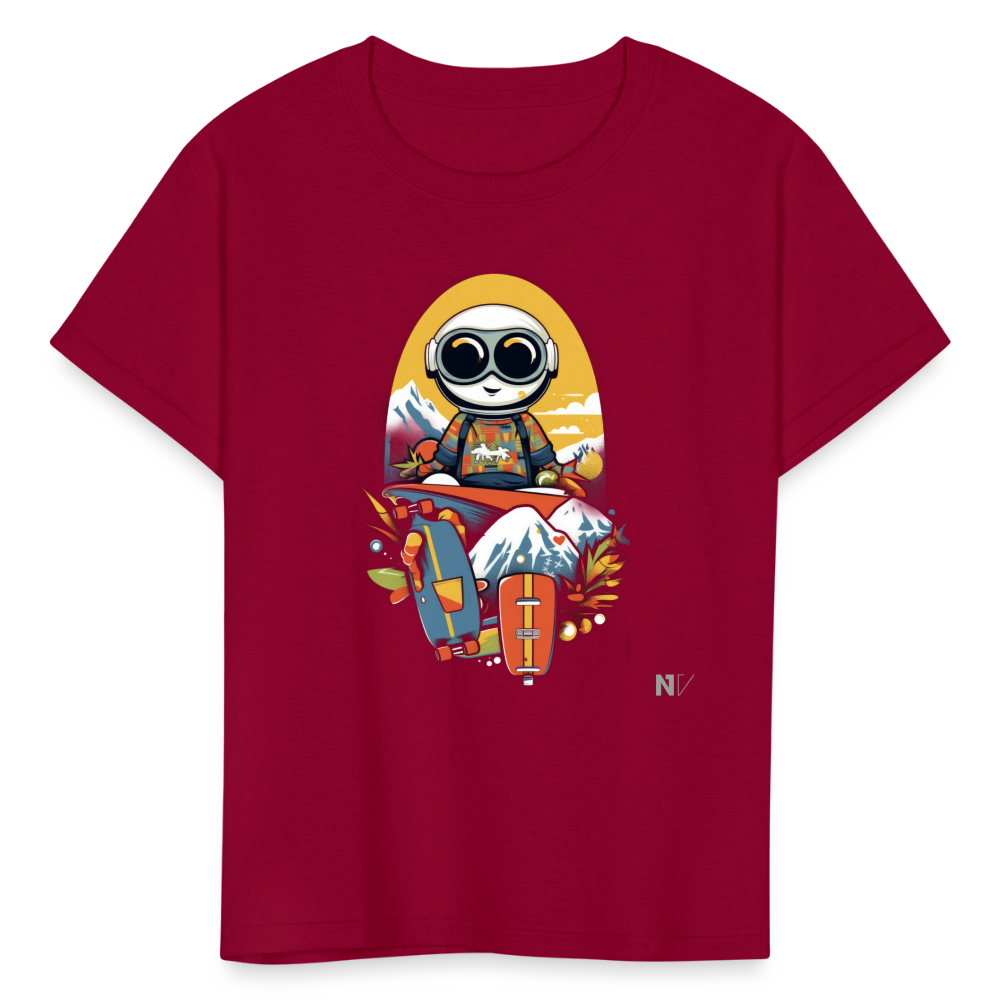 Kids' T-Shirt - dark red