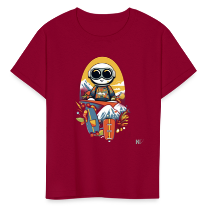 Kids' T-Shirt - dark red