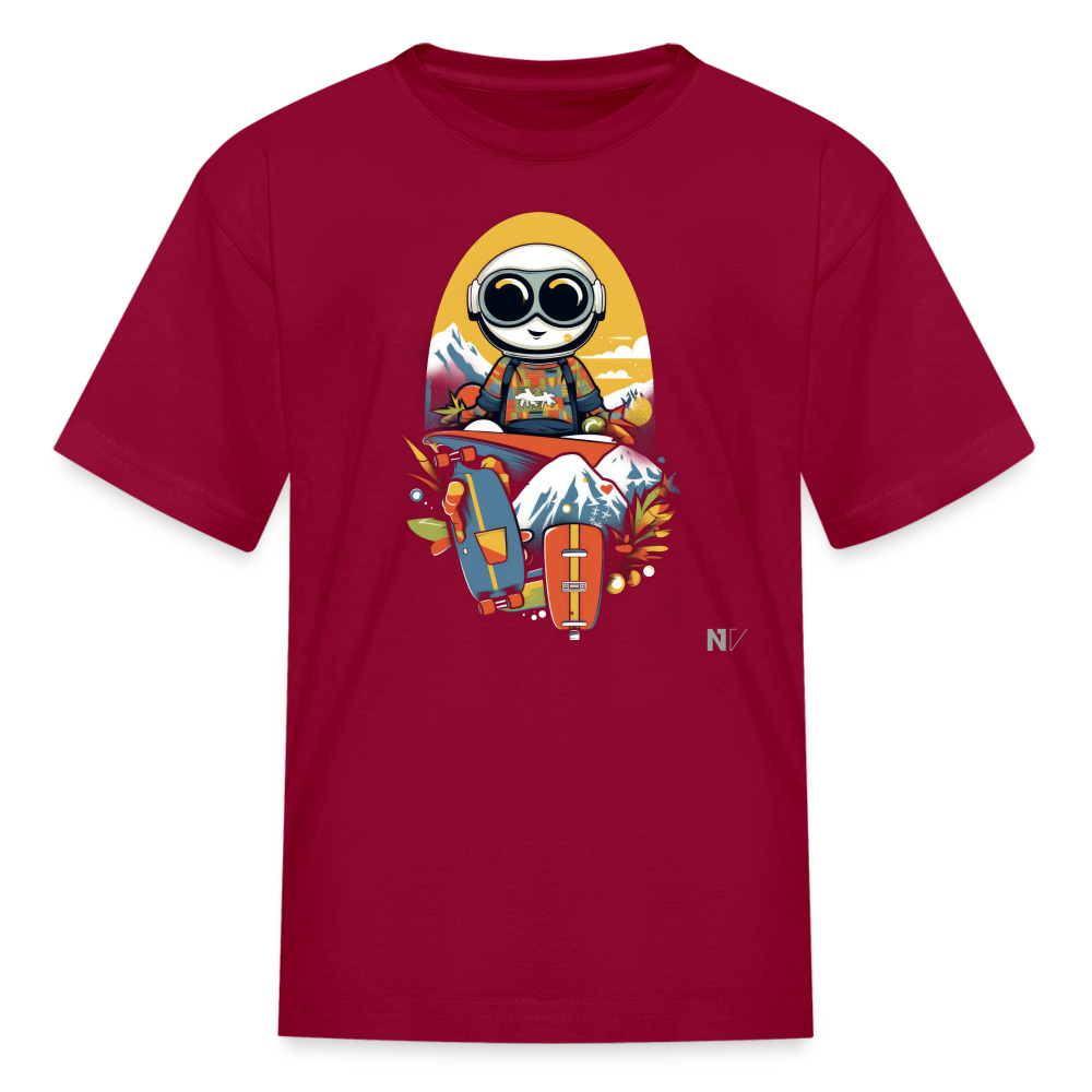 Kids' T-Shirt - dark red