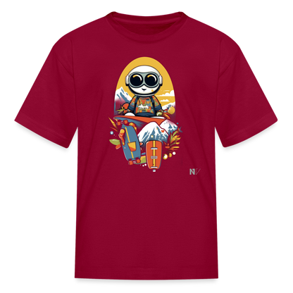 Kids' T-Shirt - dark red