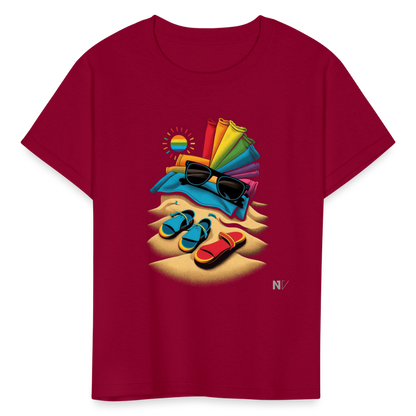 Kids' T-Shirt - dark red