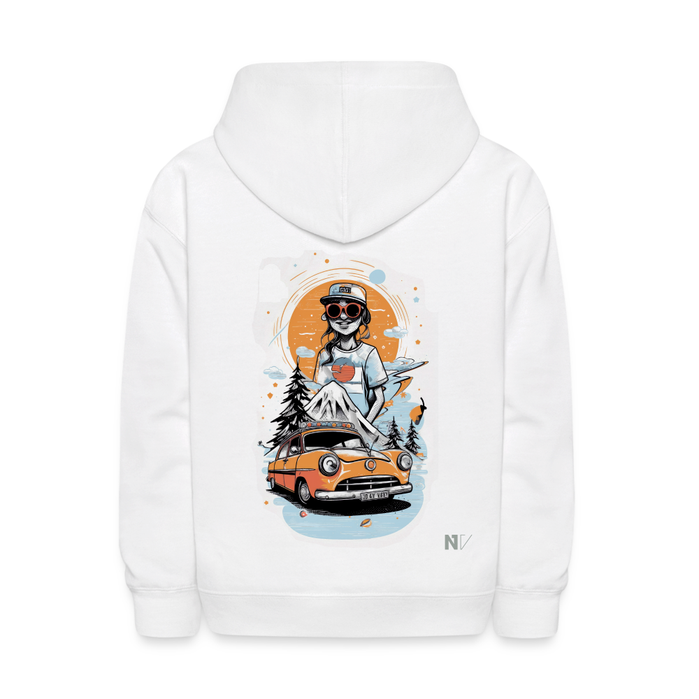 Kids' Hoodie - white