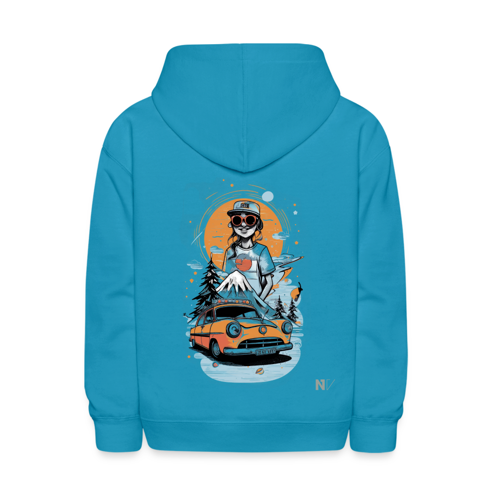 Kids' Hoodie - turquoise